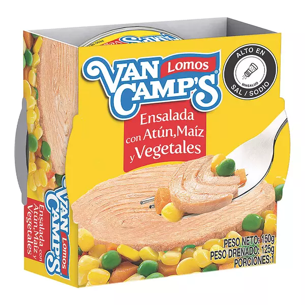 Atún Van Camps Con Maíz Y Vegetales X 150g