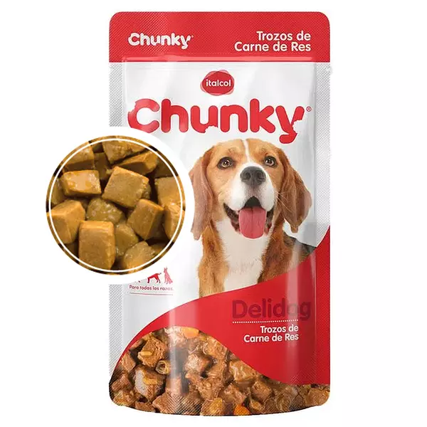 Trozos De Carne Delidog Chunky 100 G