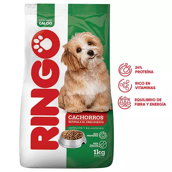 Croquetas Para Perro Ringo Cachorros 1000g