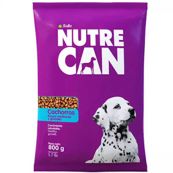 Nutrecan Cachorro Raza Mediana Y Grande 800g