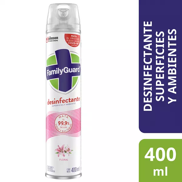 Desinfectante Familyguard Aerosol Floral X400ml