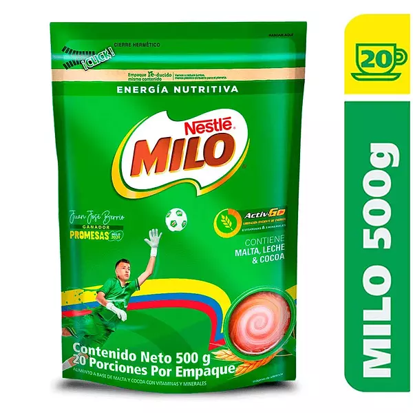 Bebida Achocolatada Milo 500 G