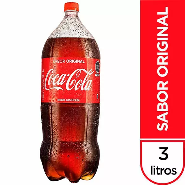 Gaseosa Coca Cola Sabor Original X 3 Litros