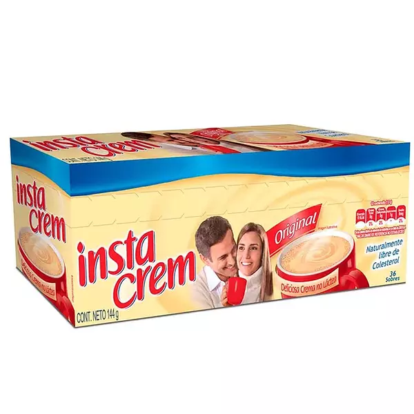 Crema Instacrem Sin Lactosa 144 G X36 Unds