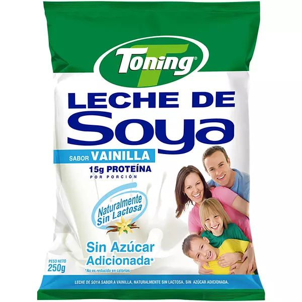 Leche De Soya Toning Vainilla 250g