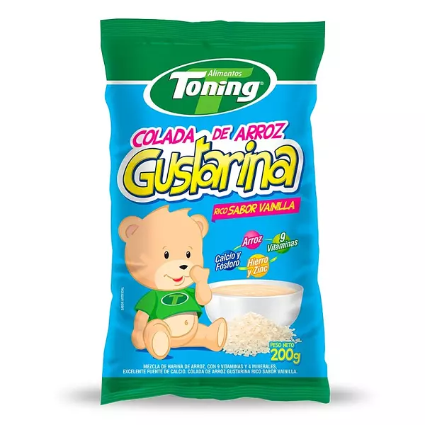 Colada De Arroz Gustarina Toning Vainilla 200g