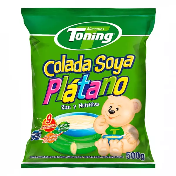 Colada Soya Plátano Toning 500 G