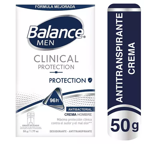 Desodorante Crema Balance Clinical Protection Hombre X50g