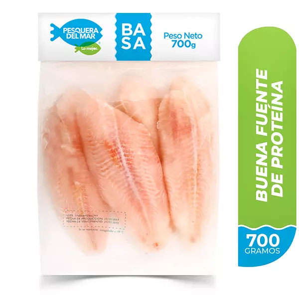 Filete De Basa Pesquera Del Mar X700g