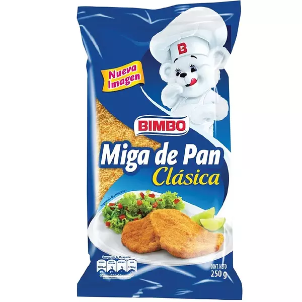 Miga De Pan Bimbo Clásica 250 G