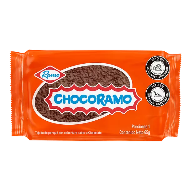 Ponqué Chocoramo Chocolate 65 G