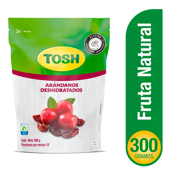 Arándanos Deshidratados Tosh 300g