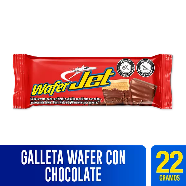 Galletas Jet Wafer Chocolate 22g