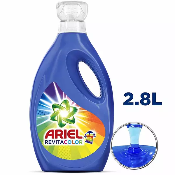 Detergente Ariel Líquido Revitacolor 2,8 L