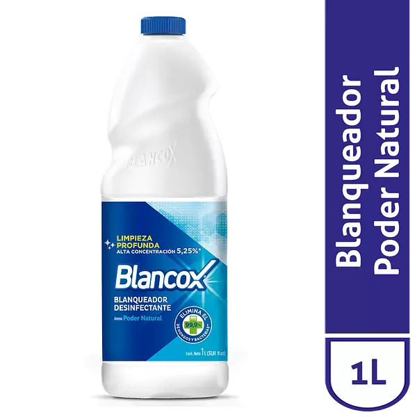 Blanqueador Blancox Desinfectante Natural 1000ml