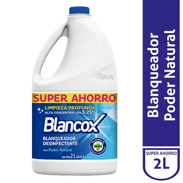 Blanqueador Blancox Desinfectante Natural 2000ml