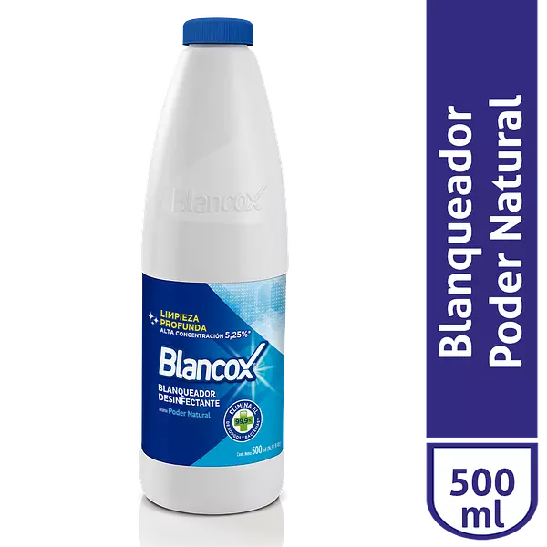 Blanqueador Blancox Desinfectante Natural 500ml