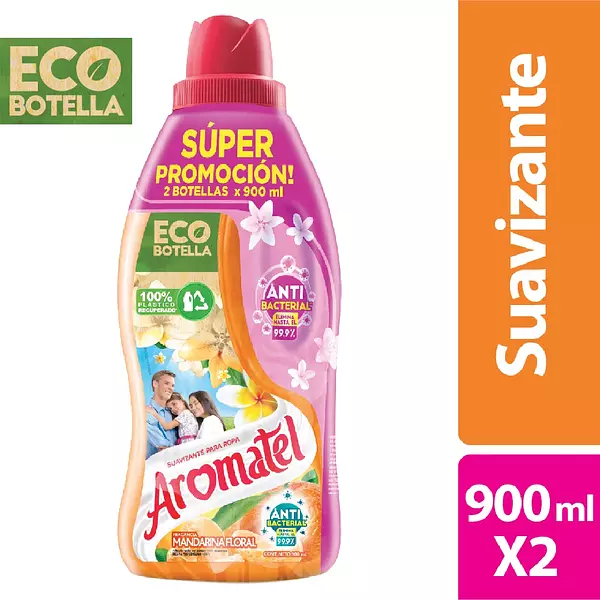 Suavizante Aromatel Mandarina 2 Unidades X900ml