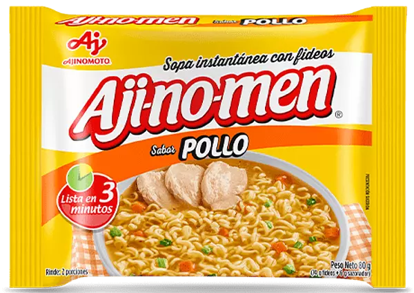 Sopa Instantánea Aji-No-Men® Pollo 80g