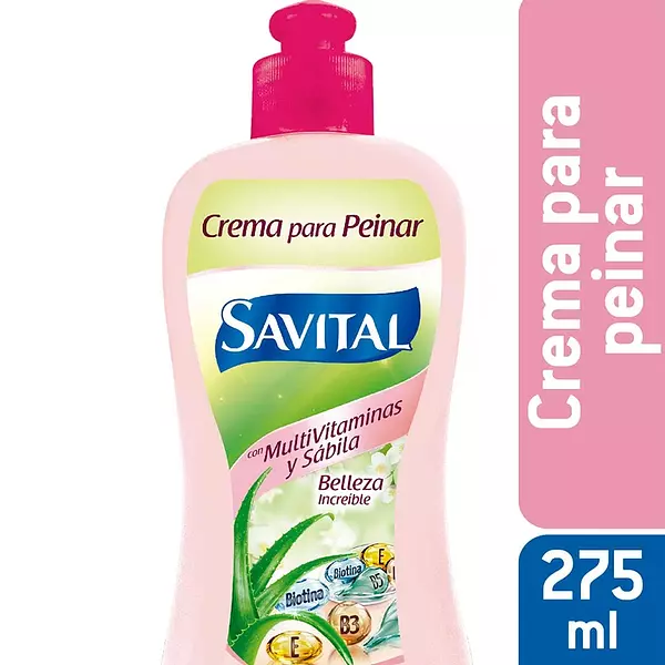 Crema Para Peinar Savital Multivitáminas 275ml