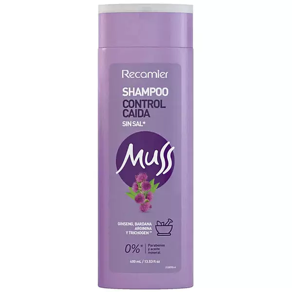 Shampoo Muss Control Caída 400ml