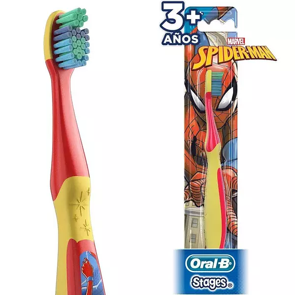 Cepillo Dental Oral B Spider-Man +3 Años X1 Unidad