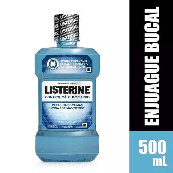 Enjuague Bucal Listerine Control Calculo 500ml