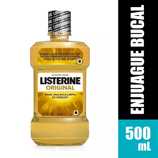 Enjuague Bucal Listerine Solucion X 500ml