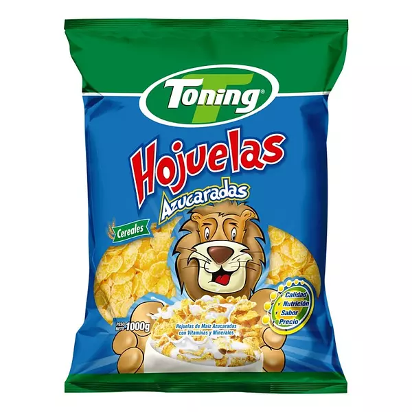 Cereal Toning Hojuelas Azucaradas 1000gr