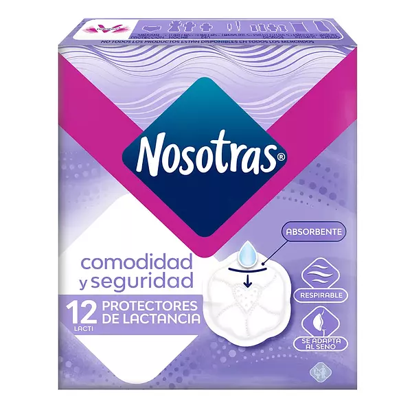 Protectores De Lactancia Nosotras X12 Unds