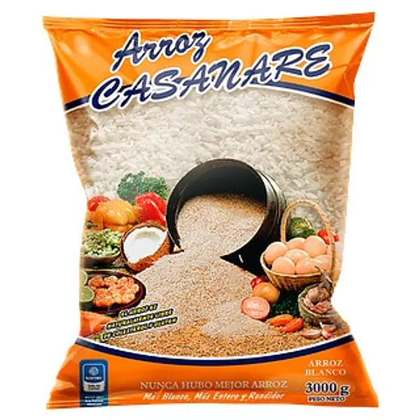 Arroz Casanare Blanco X 3000gr